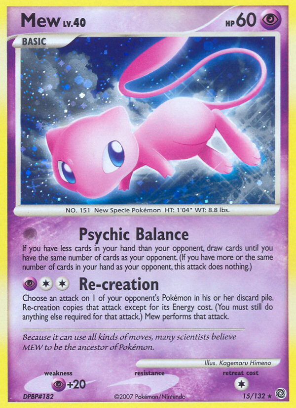 Mew (15/132) [Diamond & Pearl: Secret Wonders] | Exor Games Bridgewater