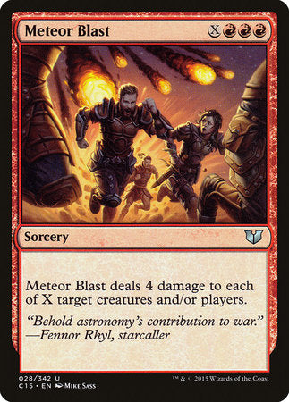 Meteor Blast [Commander 2015] | Exor Games Bridgewater