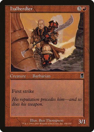 Halberdier [Odyssey] | Exor Games Bridgewater