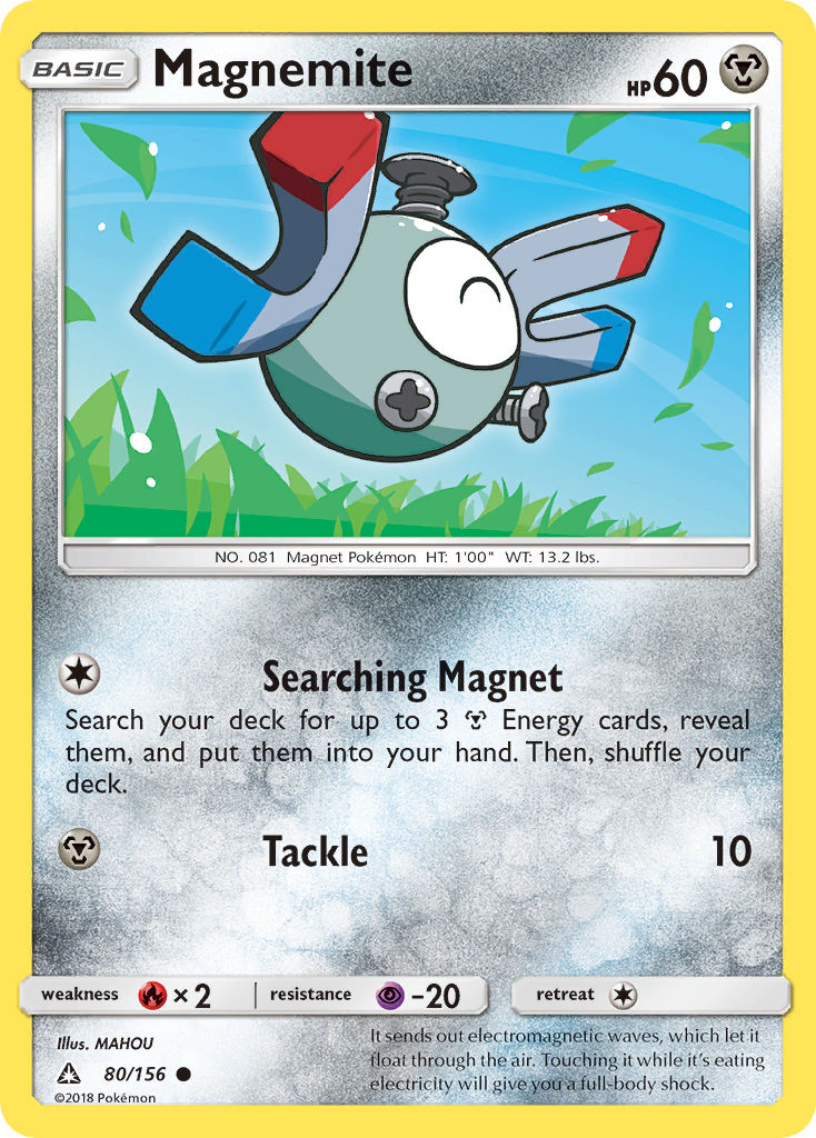 Magnemite (80/156) [Sun & Moon: Ultra Prism] | Exor Games Bridgewater