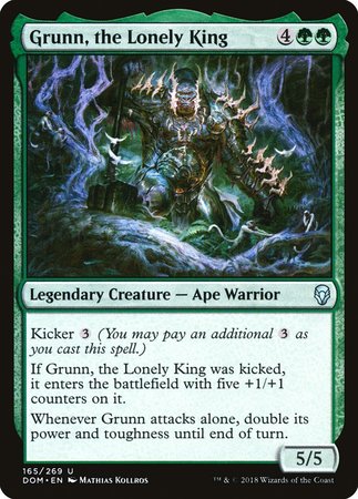 Grunn, the Lonely King [Dominaria] | Exor Games Bridgewater