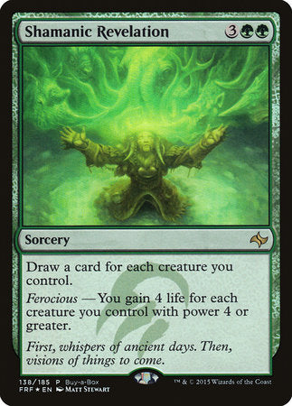 Shamanic Revelation [Fate Reforged Promos] | Exor Games Bridgewater