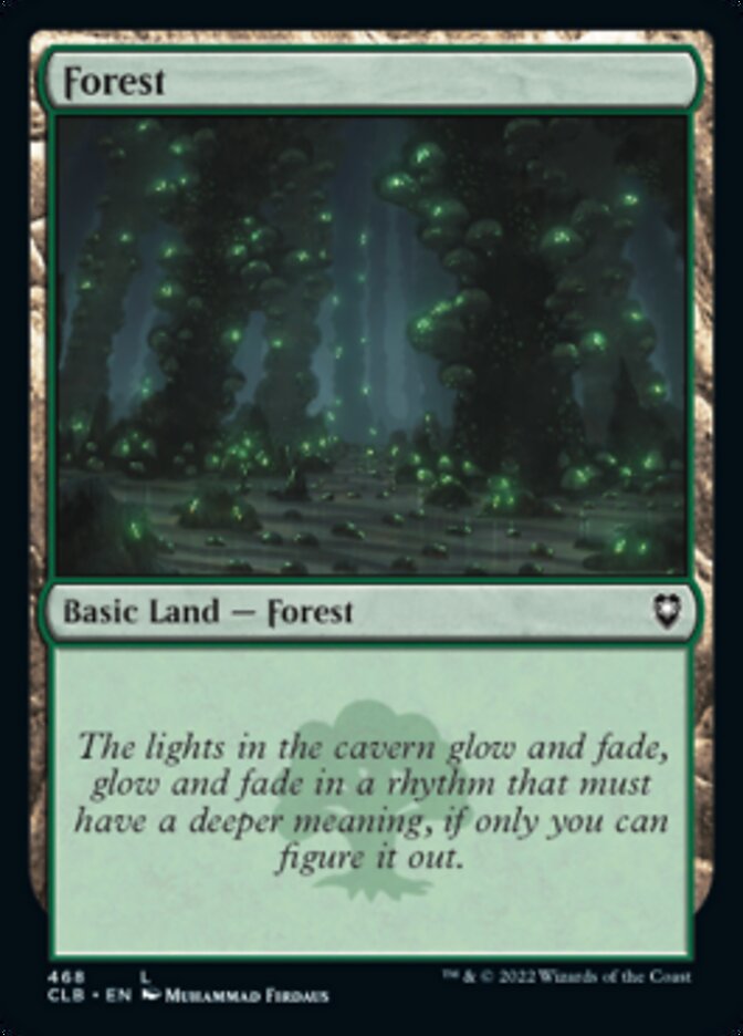 Forest (468) [Commander Legends: Battle for Baldur's Gate] | Exor Games Bridgewater