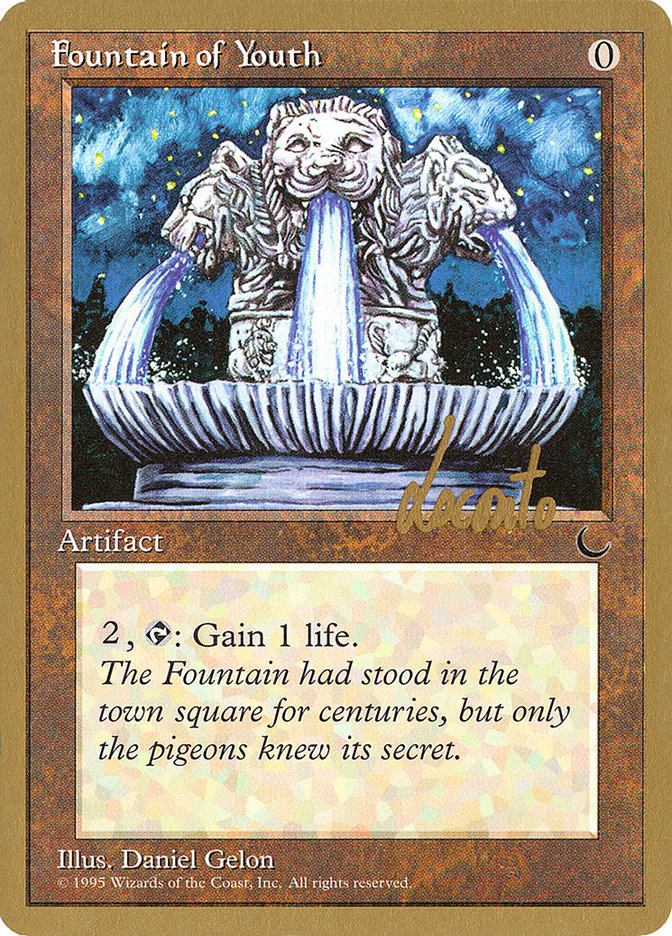 Fountain of Youth (Michael Loconto) [Pro Tour Collector Set] | Exor Games Bridgewater