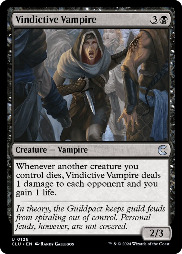 Vindictive Vampire [Ravnica: Clue Edition] | Exor Games Bridgewater