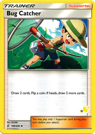 Bug Catcher (189/236) (Pikachu Stamp #51) [Battle Academy 2020] | Exor Games Bridgewater