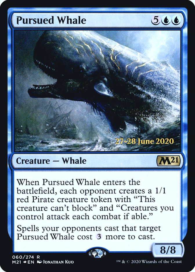 Pursued Whale  [Core Set 2021 Prerelease Promos] | Exor Games Bridgewater