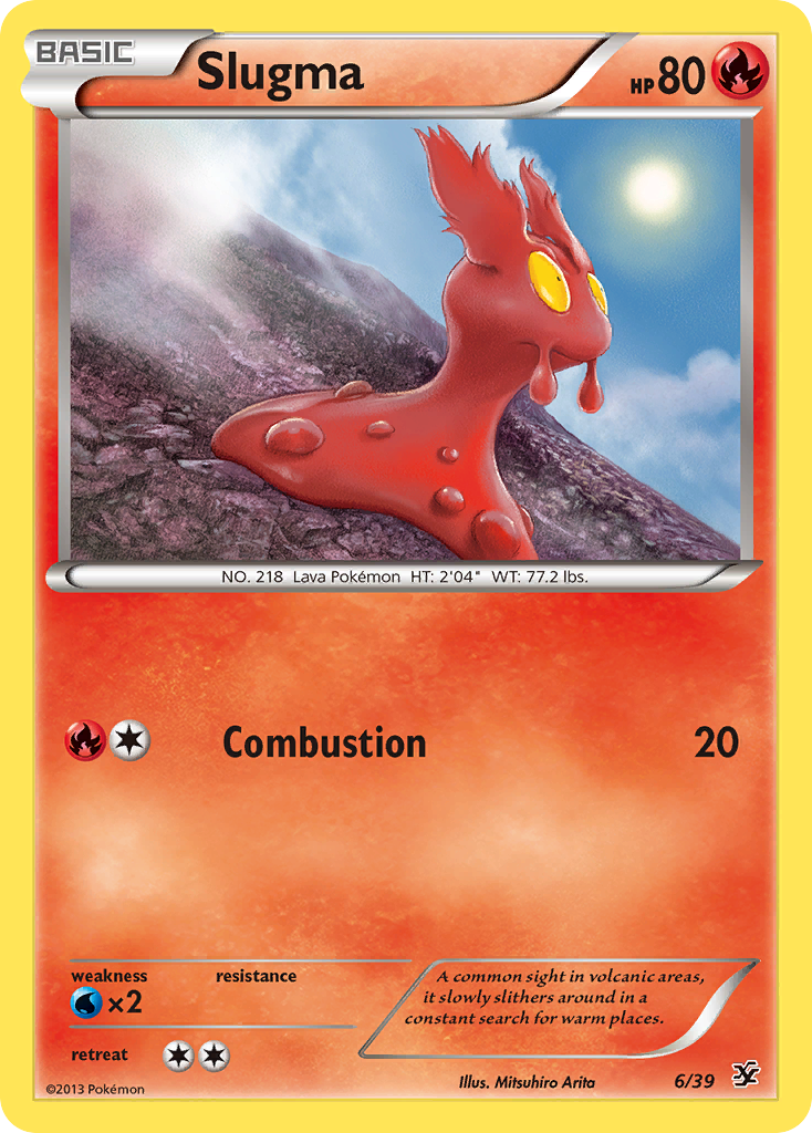 Slugma (6/39) [XY: Kalos Starter Set] | Exor Games Bridgewater