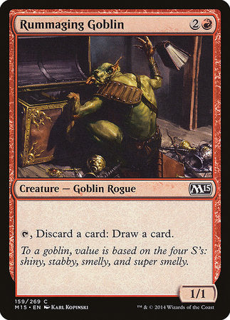 Rummaging Goblin [Magic 2015] | Exor Games Bridgewater