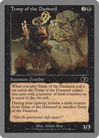 Temp of the Damned [Unglued] | Exor Games Bridgewater