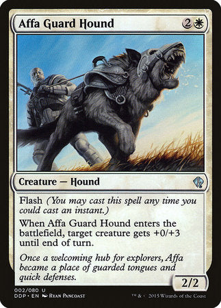 Affa Guard Hound [Duel Decks: Zendikar vs. Eldrazi] | Exor Games Bridgewater