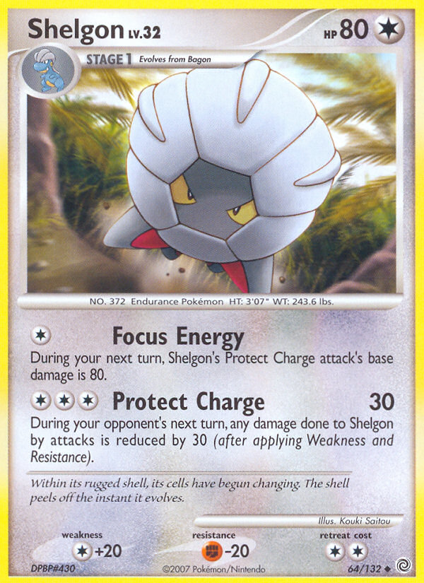 Shelgon (64/132) [Diamond & Pearl: Secret Wonders] | Exor Games Bridgewater