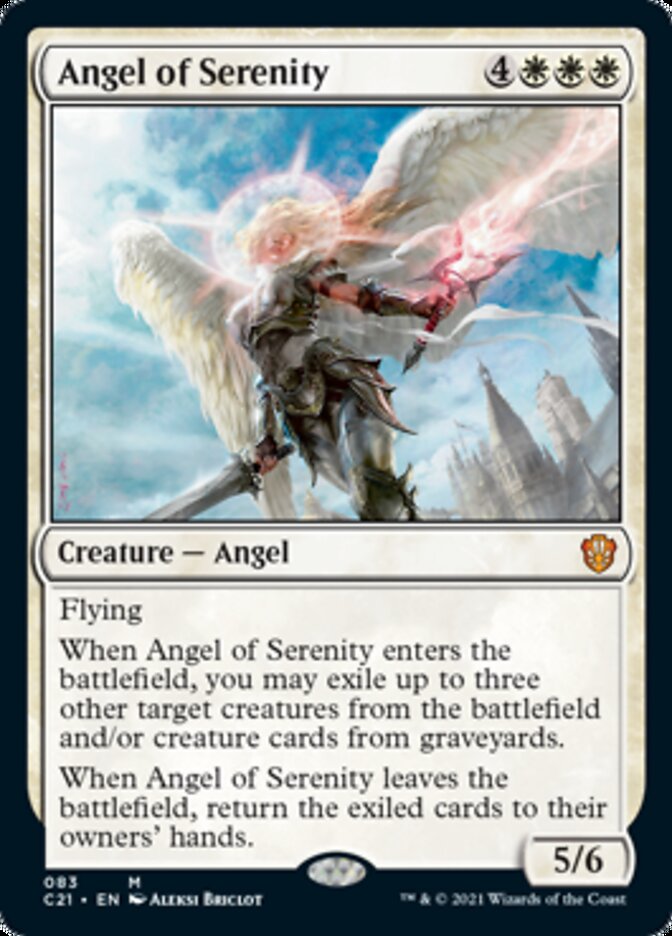 Angel of Serenity [Commander 2021] | Exor Games Bridgewater