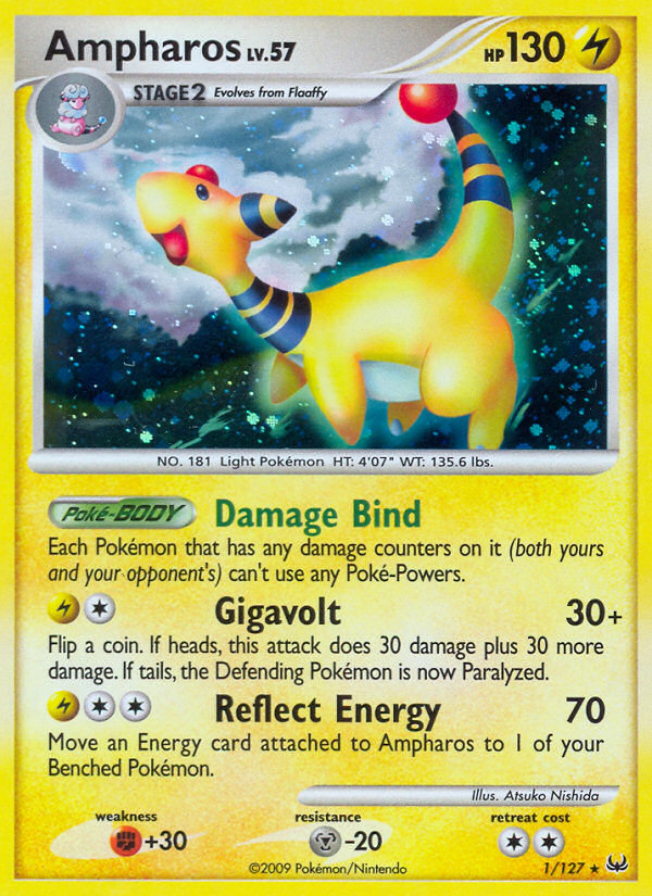 Ampharos (1/127) [Platinum: Base Set] | Exor Games Bridgewater