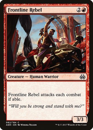 Frontline Rebel [Aether Revolt] | Exor Games Bridgewater