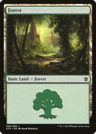 Forest (269) [Khans of Tarkir] | Exor Games Bridgewater