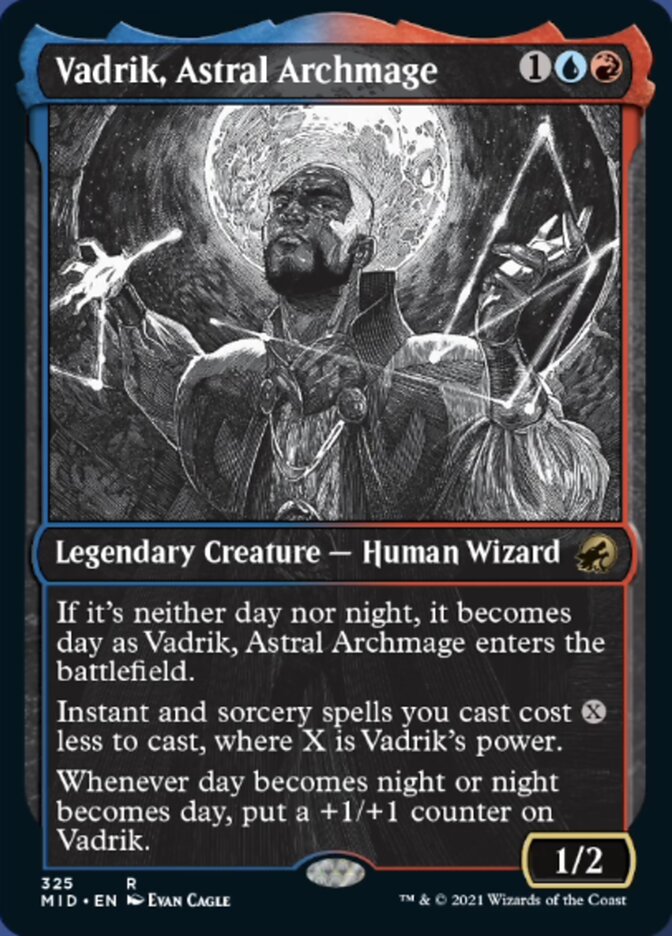 Vadrik, Astral Archmage (Showcase Eternal Night) [Innistrad: Midnight Hunt] | Exor Games Bridgewater