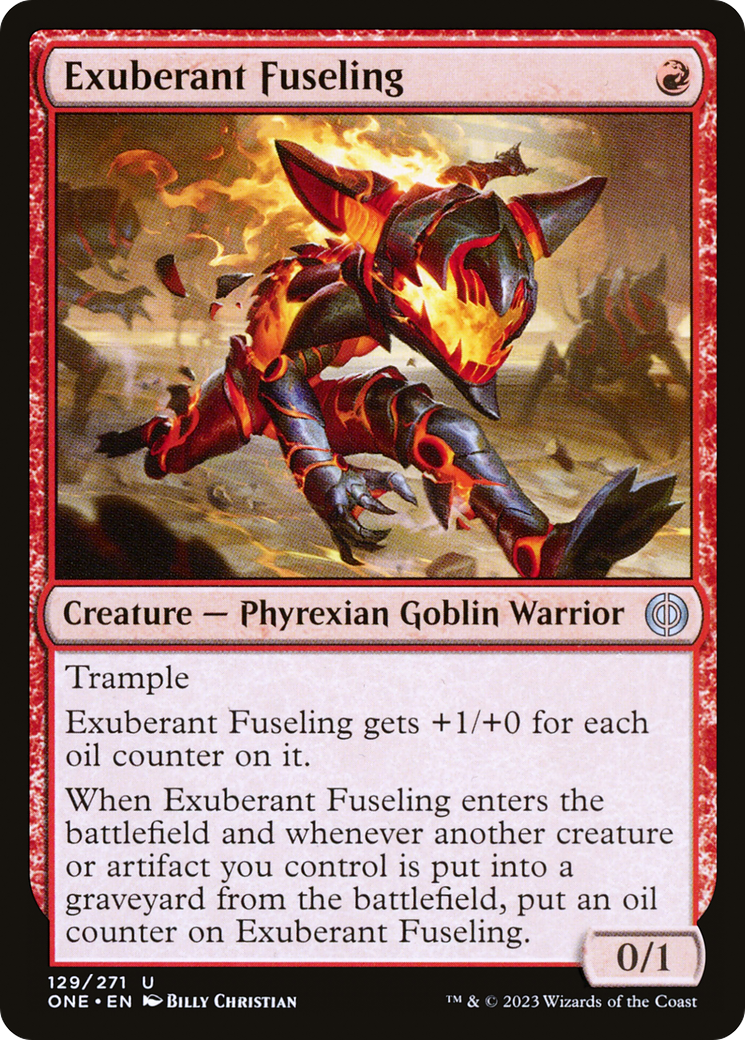 Exuberant Fuseling [Phyrexia: All Will Be One] | Exor Games Bridgewater