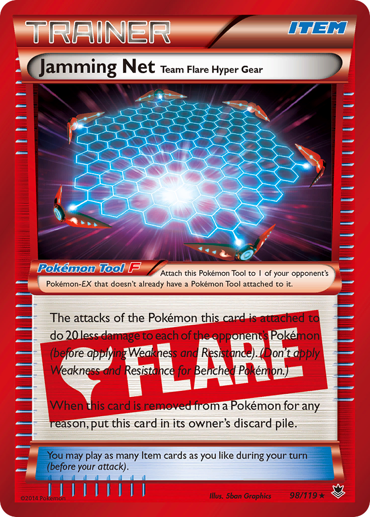 Jamming Net Team Flare Hyper Gear (98/119) [XY: Phantom Forces] | Exor Games Bridgewater