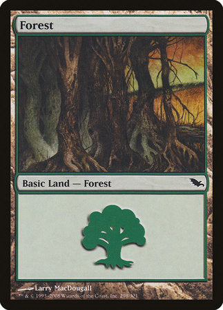 Forest (298) [Shadowmoor] | Exor Games Bridgewater