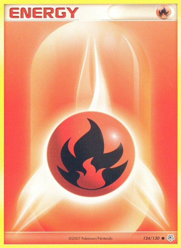 Fire Energy (124/130) [Diamond & Pearl: Base Set] | Exor Games Bridgewater