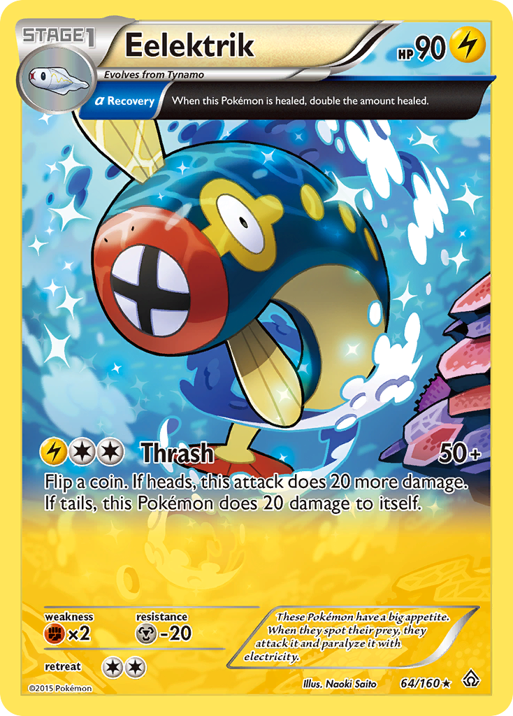 Eelektrik (64/160) [XY: Primal Clash] | Exor Games Bridgewater