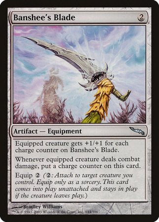 Banshee's Blade [Mirrodin] | Exor Games Bridgewater