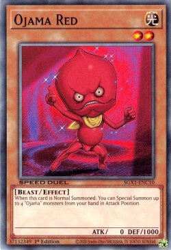 Ojama Red [SGX1-ENC10] Common | Exor Games Bridgewater