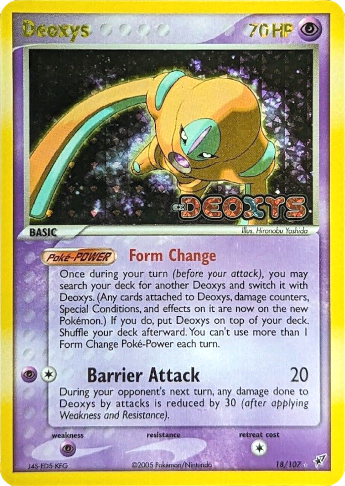 Deoxys (18/107) (Stamped) [EX: Deoxys] | Exor Games Bridgewater