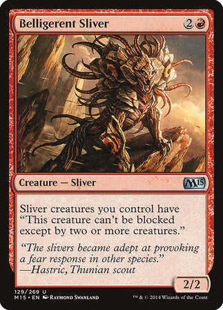 Belligerent Sliver [Magic 2015] | Exor Games Bridgewater