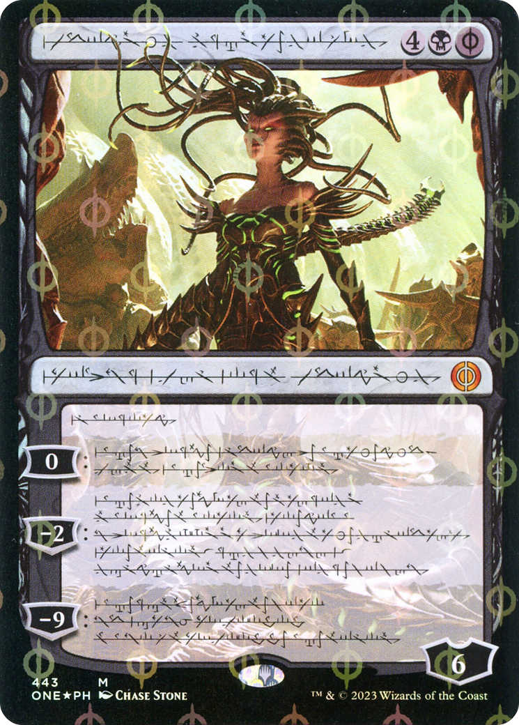 Vraska, Betrayal's Sting (Phyrexian Step-and-Compleat Foil) [Phyrexia: All Will Be One] | Exor Games Bridgewater