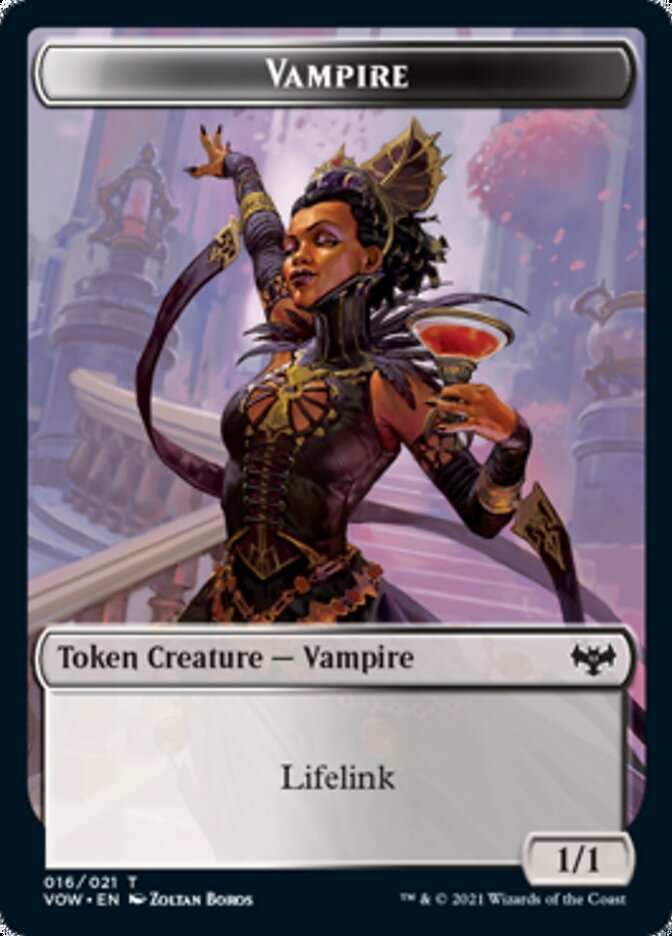 Vampire Token (016) [Innistrad: Crimson Vow Tokens] | Exor Games Bridgewater