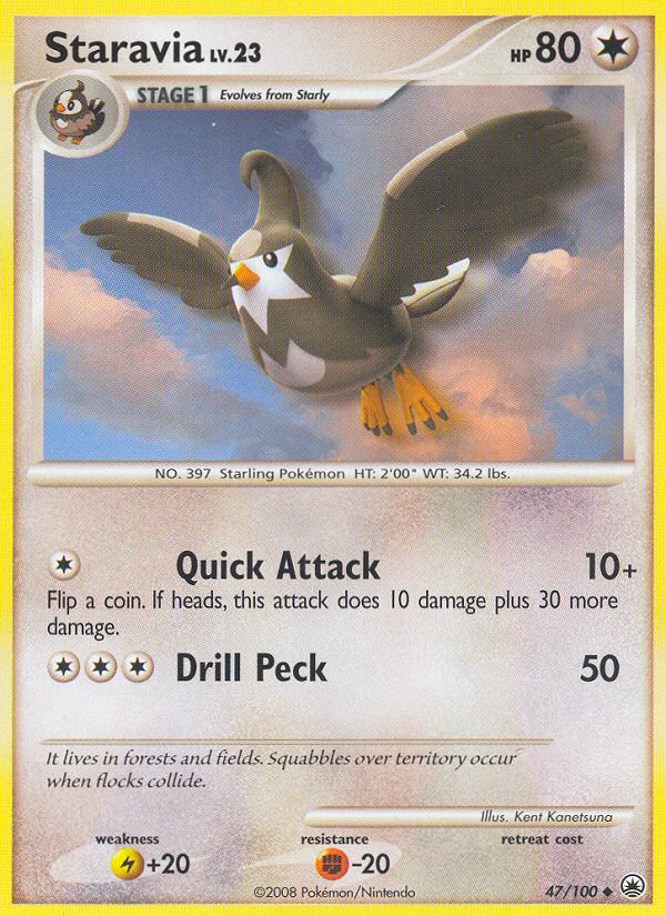 Staravia (47/100) [Diamond & Pearl: Majestic Dawn] | Exor Games Bridgewater