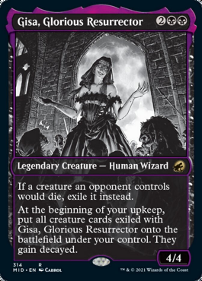 Gisa, Glorious Resurrector (Showcase Eternal Night) [Innistrad: Midnight Hunt] | Exor Games Bridgewater