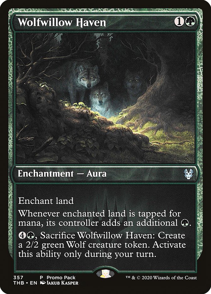 Wolfwillow Haven (Promo Pack) [Theros Beyond Death Promos] | Exor Games Bridgewater