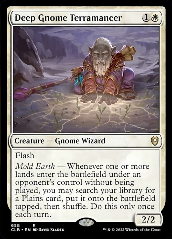 Deep Gnome Terramancer [Commander Legends: Battle for Baldur's Gate] | Exor Games Bridgewater