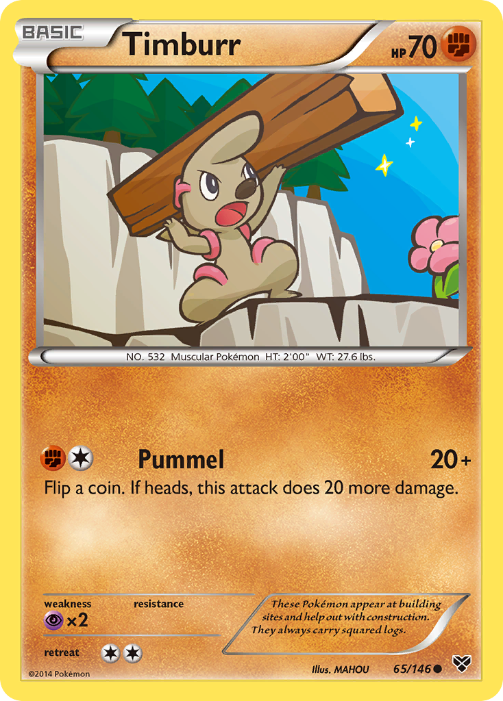 Timburr (65/146) [XY: Base Set] | Exor Games Bridgewater