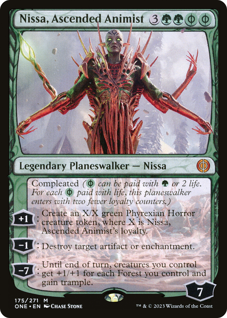 Nissa, Ascended Animist [Phyrexia: All Will Be One] | Exor Games Bridgewater