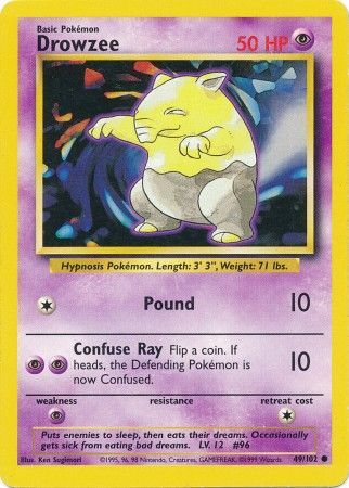 Drowzee (49/102) [Base Set Unlimited] | Exor Games Bridgewater