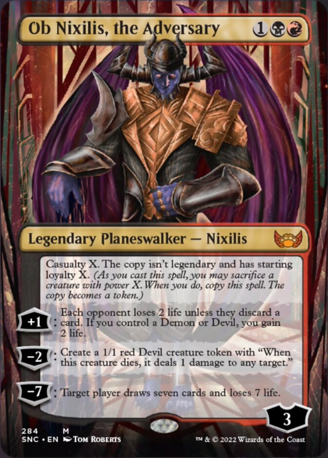 Ob Nixilis, the Adversary (Borderless) [Streets of New Capenna] | Exor Games Bridgewater