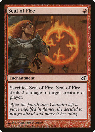 Seal of Fire [Duel Decks: Jace vs. Chandra] | Exor Games Bridgewater