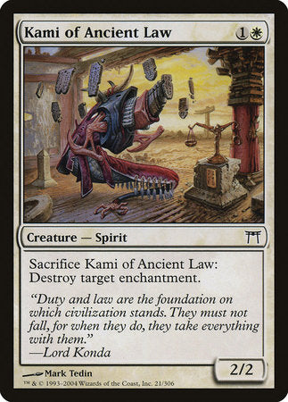 Kami of Ancient Law [Champions of Kamigawa] | Exor Games Bridgewater
