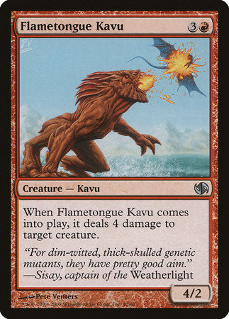 Flametongue Kavu [Duel Decks: Jace vs. Chandra] | Exor Games Bridgewater