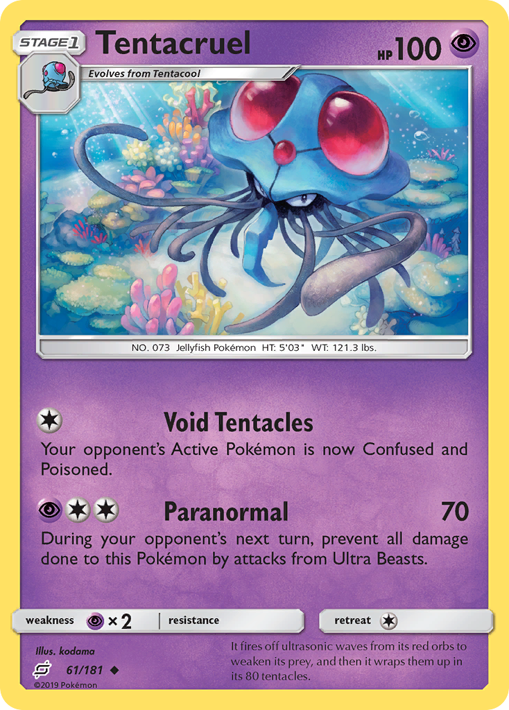 Tentacruel (61/181) [Sun & Moon: Team Up] | Exor Games Bridgewater