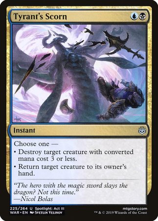 Tyrant's Scorn [War of the Spark] | Exor Games Bridgewater