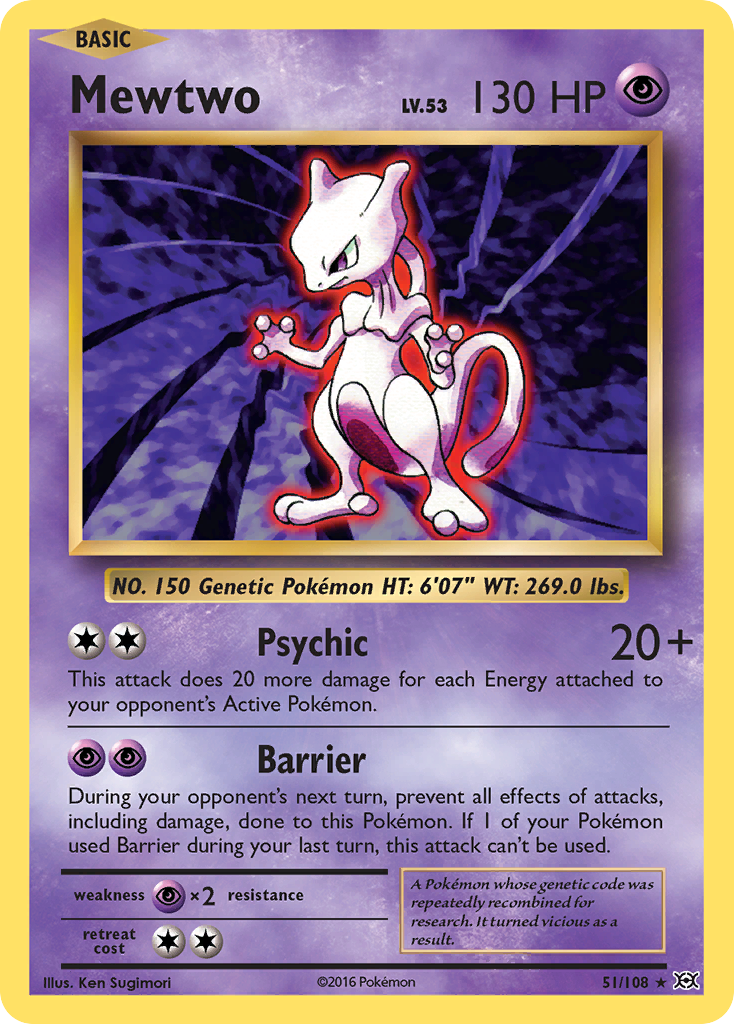 Mewtwo (51/108) [XY: Evolutions] | Exor Games Bridgewater