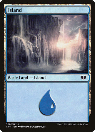 Island (328) [Commander 2015] | Exor Games Bridgewater