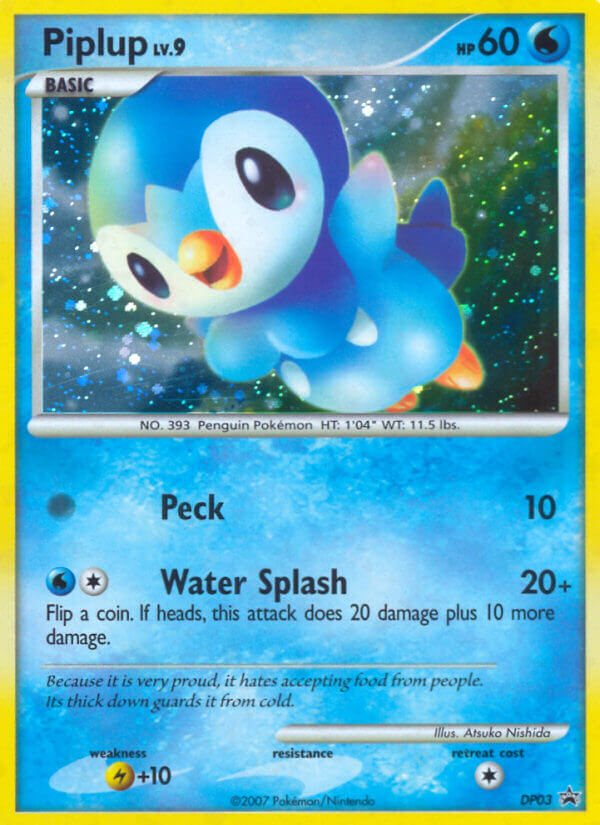 Piplup (DP03) [Diamond & Pearl: Black Star Promos] | Exor Games Bridgewater