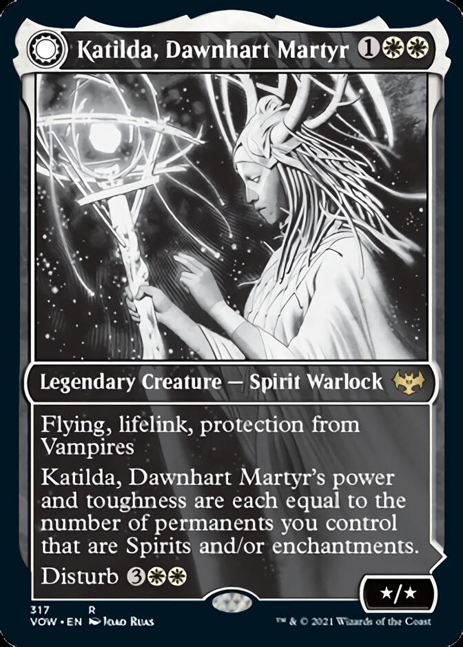 Katilda, Dawnhart Martyr // Katilda's Rising Dawn (Showcase Eternal Night) [Innistrad: Crimson Vow] | Exor Games Bridgewater