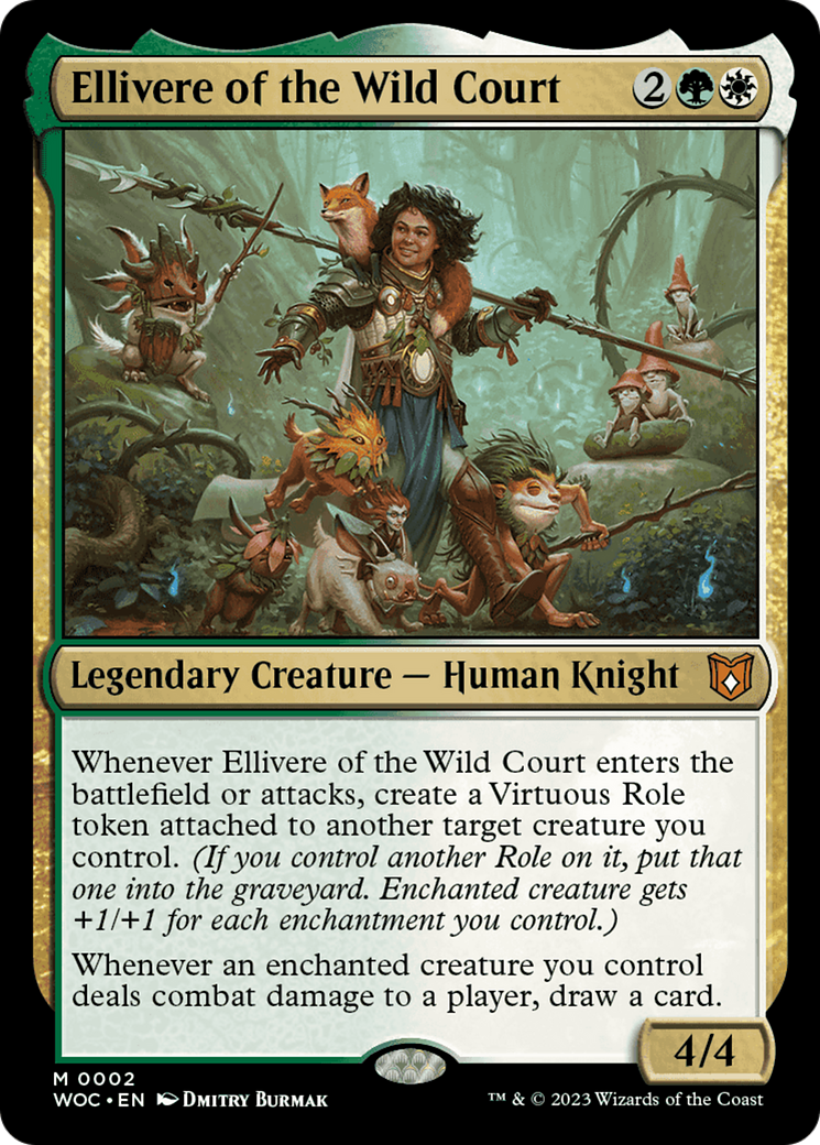 Ellivere of the Wild Court [Wilds of Eldraine Commander] | Exor Games Bridgewater